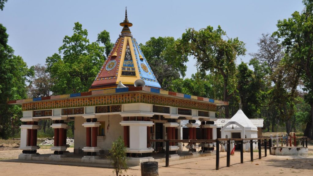 Temple au Parc National de Bardia, Népal