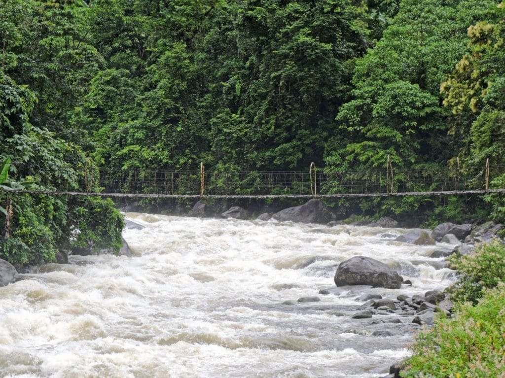 Long Walking Bridge in Arunachal