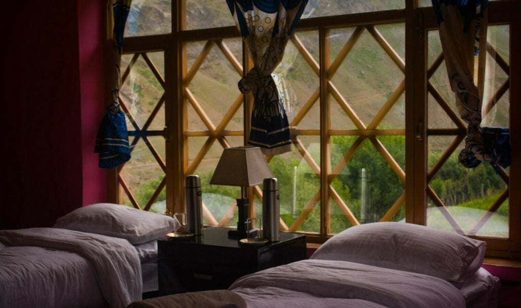 Vue de la chambre au Himalayan Brown Bear Lodge