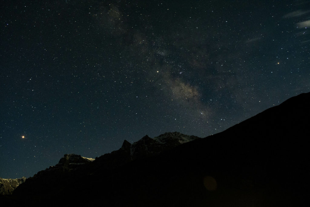 Ciel étoilé au Ladakh